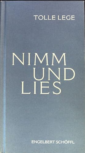 Bild des Verkufers fr Nimm und lies. Tolle Lege zum Verkauf von books4less (Versandantiquariat Petra Gros GmbH & Co. KG)