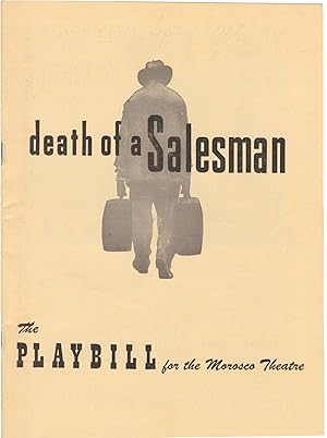 Imagen del vendedor de Death of a Salesman (Original playbill for the 1949 Broadway production) a la venta por Royal Books, Inc., ABAA