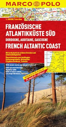 MARCO POLO Karte Französische Atlantikküste Süd, dordogne, Aquitaine, Gascogne (MARCO POLO Karten...