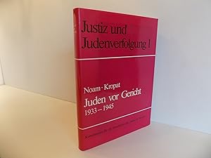 Seller image for [Hessen:] Juden vor Gericht 1933-1945. Dokumente aus hessischen Justizakten mit einem Vorwort von Johannes Strelitz. 2. Auflage (= Justiz und Judenverfolgung, Band 1; = Schriften der Kommission fr die Geschichte der Juden in Hessen, Band 1). for sale by Antiquariat Rolf Bulang