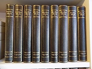 Goethes Sämtliche Werke. Propyläen-Ausgabe. Erster bis fünfundvierzigster Band, 1 Supplement sowi...