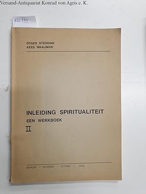 Imagen del vendedor de Inleiding Spiritualiteit II Een Werkboek a la venta por Versand-Antiquariat Konrad von Agris e.K.