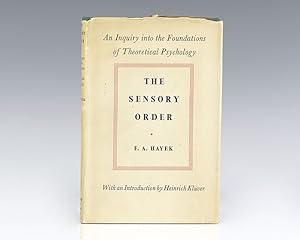 Image du vendeur pour The Sensory Order. An Inquiry Into the Foundations of Theoretical Psychology. mis en vente par Raptis Rare Books