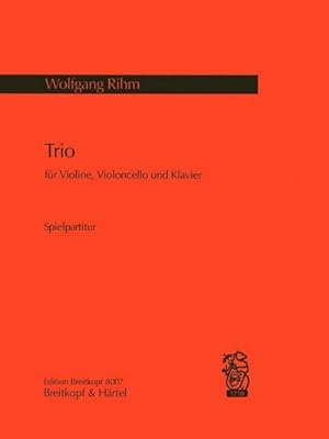 Bild des Verkufers fr Triofr Violine, Violoncello und Klavier : Partitur zum Verkauf von AHA-BUCH GmbH