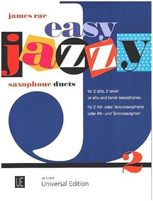 Bild des Verkufers fr Easy Jazzy Saxophone Duets : 2 Saxophone (AA/TT/AT). zum Verkauf von AHA-BUCH GmbH