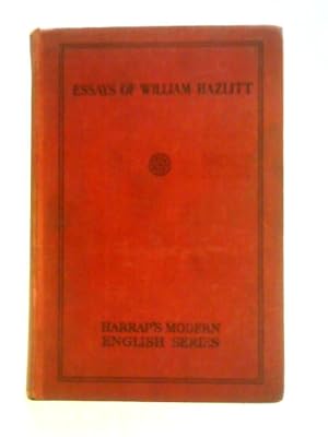 Image du vendeur pour Twenty-Two Essays of Wm. Hazlitt mis en vente par World of Rare Books