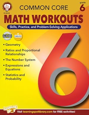 Seller image for Common Core Math Workouts, Grade 6 for sale by GreatBookPrices
