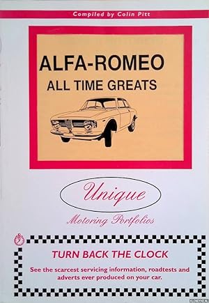 Bild des Verkufers fr Alfa-Romeo all time greats zum Verkauf von Klondyke