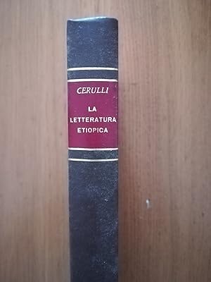 Seller image for La letteratura etiopica for sale by librisaggi