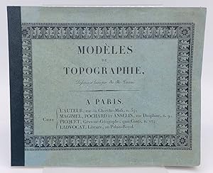 Modèles de topographie, dessinés et lavés