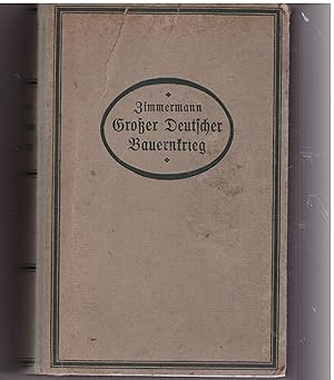 Seller image for Groer deutscher Bauernkrieg for sale by Bcherpanorama Zwickau- Planitz