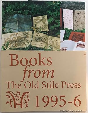 Bild des Verkufers fr Books from the Old Stile Press 1995-6 zum Verkauf von William Glynn