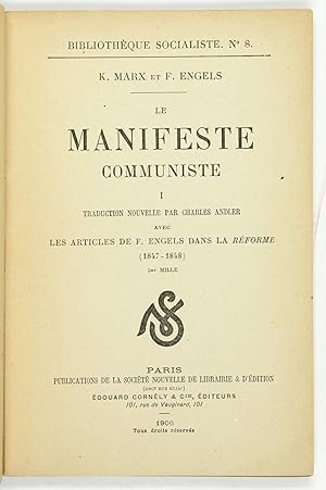 Le manifeste communiste.