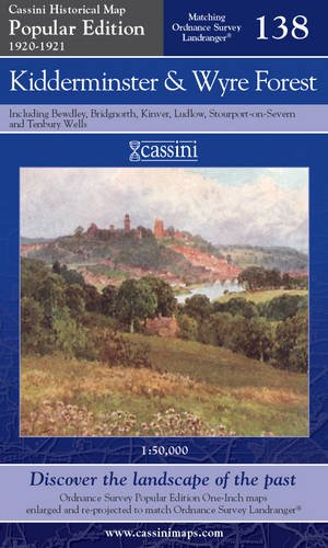 Seller image for Kidderminster and Wyre Forest (Cassini Popular Edition Historical Map) for sale by WeBuyBooks