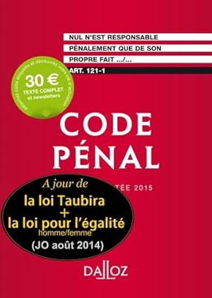 Code p?nal 2015 - Yves Mayaud