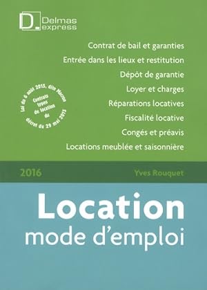 Location mode d'emploi - Adrien Matillon