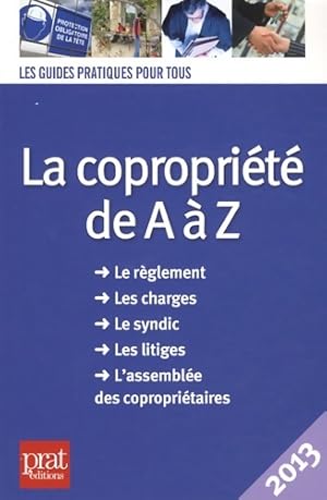 La copropri t  de A   Z 2013 - Sylvie Dibos-Lacroux