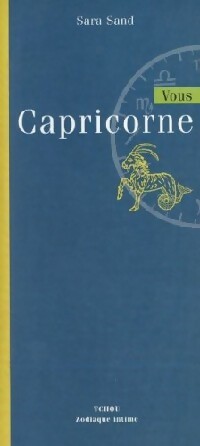 Seller image for Vous, capricorne - Sara Sand for sale by Book Hmisphres