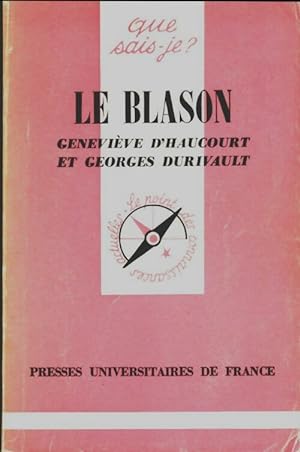 Image du vendeur pour Le blason - Genevi?ve D'Haucourt mis en vente par Book Hmisphres