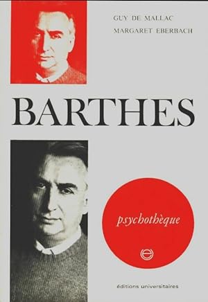 Seller image for Barthes - Guy De Mallac for sale by Book Hmisphres