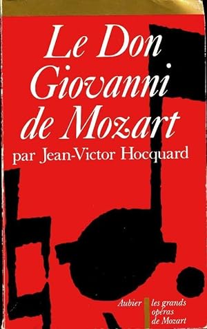 Le Don Giovanni de Mozart - Jean-Victor Hocquard
