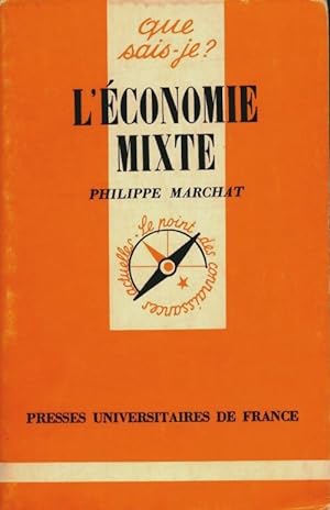 Image du vendeur pour L'économie mixte - Philippe Marchat mis en vente par Book Hémisphères