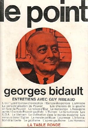 Imagen del vendedor de Le point - Georges Bidault a la venta por Book Hmisphres