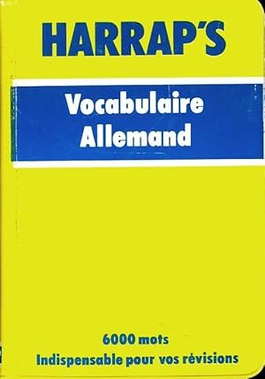 Harrap's vocabulaire allemand - Collectif