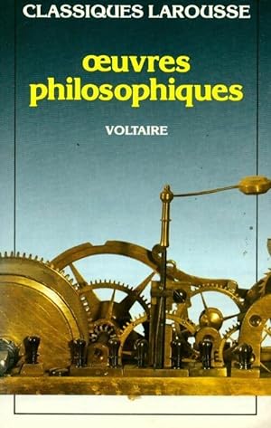 Seller image for Oeuvres philosophiques (extraits) - Voltaire for sale by Book Hmisphres