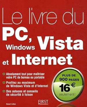 Le livre du PC, Windows vista et internet - Henri Lilen