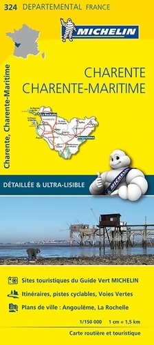 Charente Charente-Maritime 1/150 000 - Collectif
