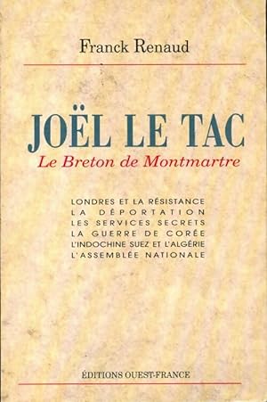 Imagen del vendedor de Jo?l Le Tac le breton de Montmartre - Franck Renaud a la venta por Book Hmisphres