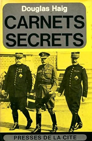 Seller image for Carnets secrets - Douglas Haig for sale by Book Hmisphres