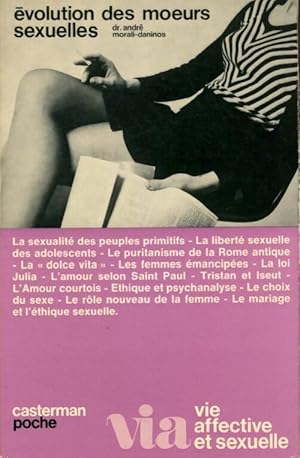 Image du vendeur pour Evolution des moeurs sexuelles - Andr? Morali-Daninos mis en vente par Book Hmisphres