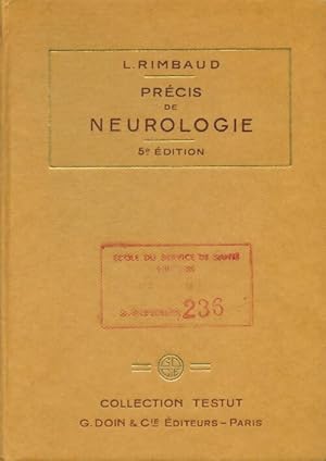 Bild des Verkufers fr Pr?cis de neurologie - L. Rimbaud zum Verkauf von Book Hmisphres