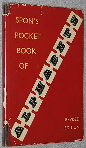 Seller image for Spon's Pocket Book of Alphabets : Revised Edition for sale by Springhead Books
