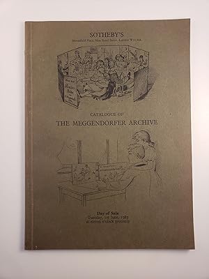 Catalogue of The Meggendorfer Archive Comprising Watercolour Drawings, Hand-Coloured Proofs, and ...