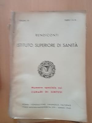 Rendiconti Istituto superiore di sanità