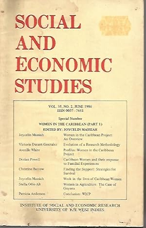 Women in the Caribbean (Part 1) (in Social and Economic Studies vol 35 no 2 June 1986)