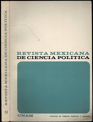 Bild des Verkufers fr Diseno y establecimiento del sistema estadistico nacional in Revista Mexicana de Ciencia Politica Volume XIV (14) Nueva epoca Number 52 zum Verkauf von The Book Collector, Inc. ABAA, ILAB