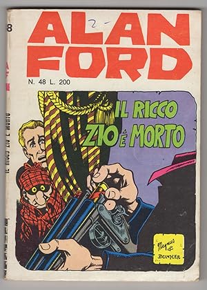 Bild des Verkufers fr Alan Ford #48. Il ricco zio e' morto zum Verkauf von Parigi Books, Vintage and Rare