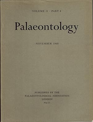 Volume 11, Part 4: PALAEONTOLOGY, November 1968