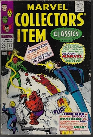 Bild des Verkufers fr MARVEL COLLECTORS' ITEM Classics: Apr #14 (Fantastic Four; Iron Man; Dr. Strange) zum Verkauf von Books from the Crypt