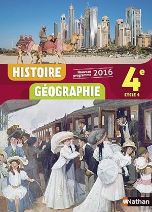 histoire-géographie ; 4ème ; livre de l'élève (édition 2016)