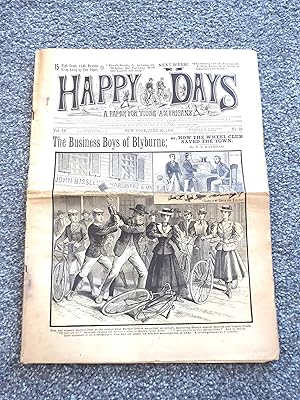 Happy Days dime novel The Busines Boys of Blyburne or How The Wheel Club Saved The Town #88 June ...