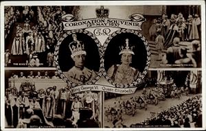 Ansichtskarte / Postkarte King George VI, Queen Elizabeth, Coronation 1937