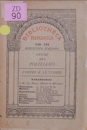 Seller image for L' orfeo e le stanze. for sale by Antiquariat Bookfarm