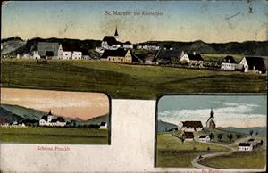 Ansichtskarte / Postkarte Sankt Marein im Mürztal Steiermark, Schloss Prankh, St. Martha, Blick a...