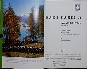Image du vendeur pour Guide Suisse 21 Valais Central. mis en vente par Antiquariat Bookfarm
