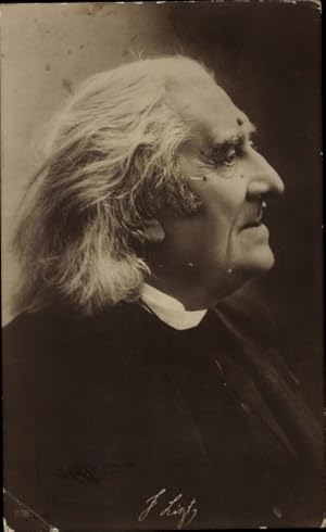 Bild des Verkufers fr Ansichtskarte / Postkarte Komponist Franz Liszt, Liszt Ferencz, Portrait zum Verkauf von akpool GmbH
